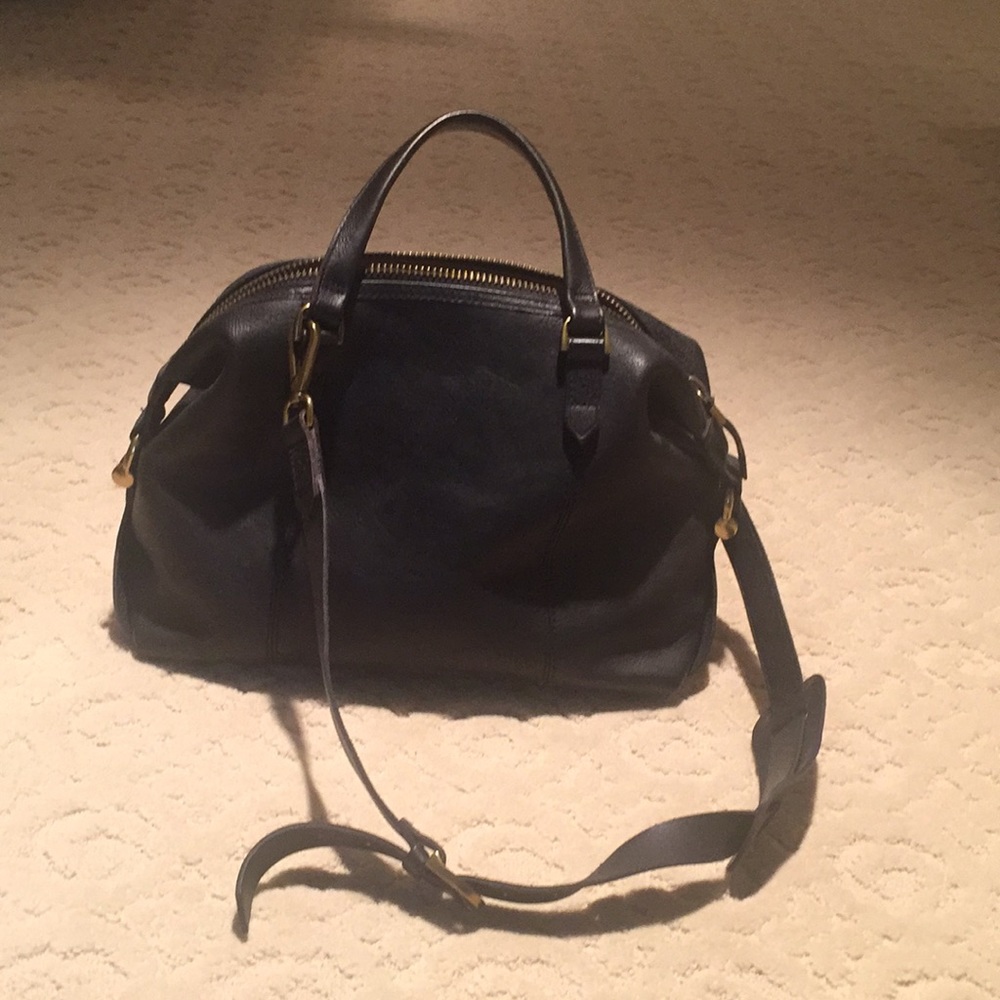 Madewell leather top handle bag